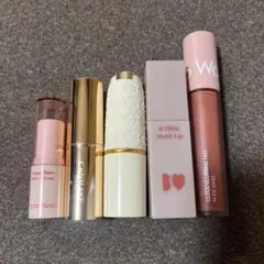 リップ5点まとめ売り★ロムアンド、ウォンジョンヨ、セザンヌ、キャンメイク