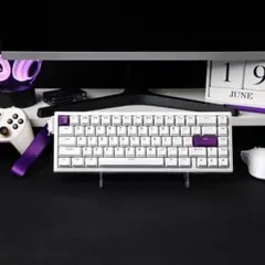 EPOMAKER HE68 Color: White Purple