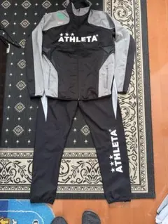 ATHLETA ジャージセット 黒・グレー