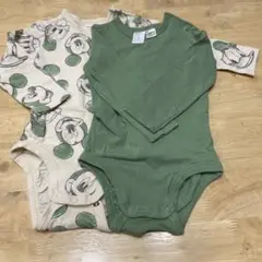 H&M ディズニーロンパース　2枚セット