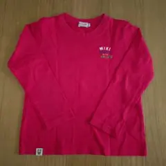 MIKI HOUSE　ロンT 赤 長袖カットソー 110