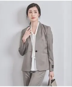 訳ありノーラペル UNITED ARROWS ユナイテッドアローズ ノーカラー