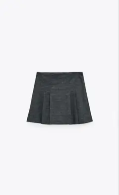ZARA ボックスプリーツ入りスカンツ