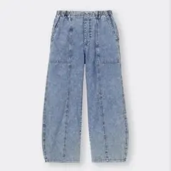 GU　コクーンジョガープルオンパンツ　L