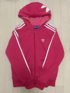 adidas アディダス ジャージ パーカー ピンク