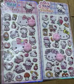 肉球ぷにぷに立体シール☆2枚セット