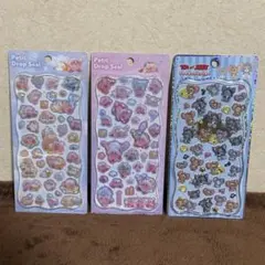 【プチドロップシール・ステッカー】カービィ2種•トムとジェリー1種　3枚セット