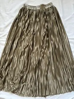 ロングスカート　プリーツスカート