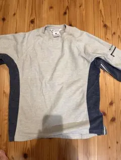 【美品】Columbia メンズ フリース トレーナー L グレー/ネイビーのサムネイル