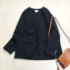 24AW/SHETLAND MERINO WOOL I/ウールジップベスト/1 - メルカリ