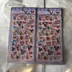 【正規品】プチドロップステッカー　ディズニー　カップケーキ　スイーツ