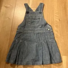 110 ワンピース　ジャンパースカート　デニム