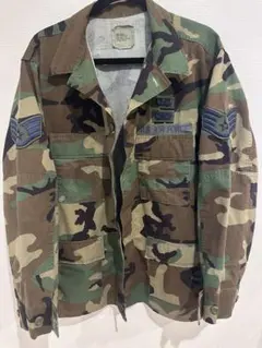 U.S. AIR FORCE米空軍 迷彩柄ミリタリージャケット　アメリカサイズL
