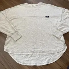 【美品】《JaVaジャバコラボ》長袖フットボールオーバーサイズプルオーバー　無地