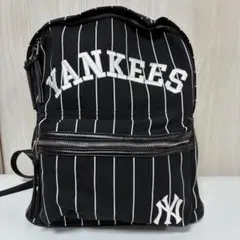 【週末値下げ中】MLB ニューヨーク・ヤンキース ピンストライプ リュック 黒