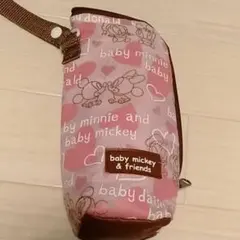 哺乳瓶ケース（ミニー、ミッキー)