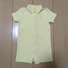 Ralph Lauren ポロロンパース 6M 70cm イエロー