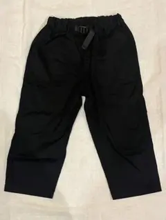 GU キッズ ７分丈パンツ ズボン 黒 150