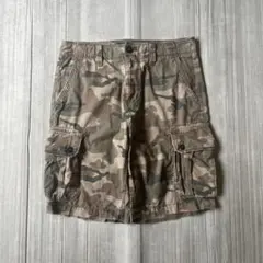 AMERICAN EAGLE 迷彩 カーゴショーツ ハーフパンツ W30 カモのサムネイル