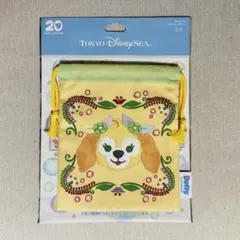 ダッフィー&フレンズ 20周年 カラフルハピネス クッキーアン 巾着