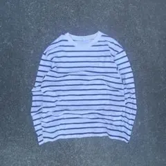 00s old uniqlo 短丈 ボーダー ロンＴ y2k シティーボーイ