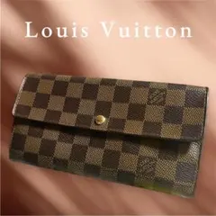 LOUIS VUITTON ポルトモネ・クレディ ダミエ 二つ折り財布のサムネイル