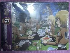 進撃の巨人　一番くじ　クリアファイル　エレン　ミカサ　リヴァイ