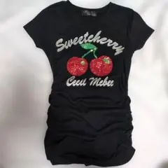 平成ギャル　平成女児　セシルマクビー　Tシャツ　М　さくらんぼ　キラキラのサムネイル