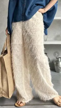 DOUX ARCHI ワイドパンツ F アイボリー