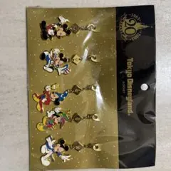 東京ディズニーランド 20周年 ミッキー ストラップ 5個セット