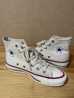 d828/美品★Converse All Star ホワイト ハイカット24㎝