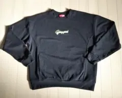 ★レピピアルマリオ ネオン刺繍ポケット付トレーナー・プルオーバー ブラック Ｌ★