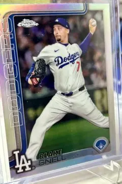 ブレイク・スネル リフラクター Topps Chrome 2025