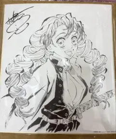 鬼滅の刃 刀鍛冶の里編BD/DVD1巻購入特典 描き下ろし 色紙 甘露寺蜜璃