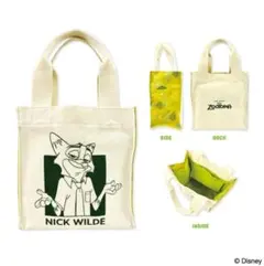 Disney Zootopia Nick Wilde ミニトートバッグ