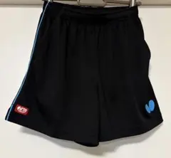 Butterfly 卓球 ショートパンツ 黒 S