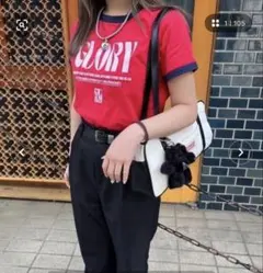 nemne store アソートリンガーTシャツ レッドのサムネイル