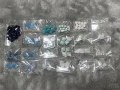 ブルー＆ホワイト系アクセサリーパーツまとめ売り✳︎未使用
