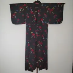【未使用】着物 羽織付き 単衣 木綿