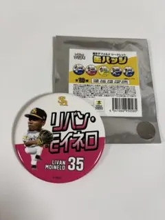 ソフトバンクホークス　モイネロ　缶バッジのサムネイル