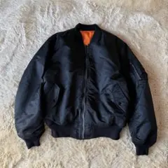 未使用品 ALPHA MA-1 フライトジャケット ブルゾン L 大きめ 状態良
