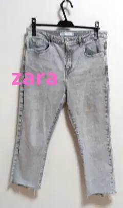 ZARA グレー デニムパンツ EUR42