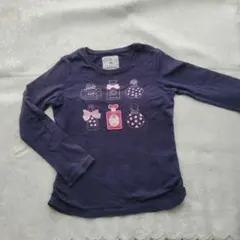 Miki House 香水ボトル刺繍 Tシャツ 130