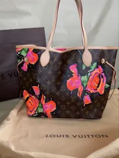 限定品LOUIS VUITTON ネヴァーフルMM モノグラム ローズ 保存袋付 
