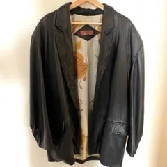 INFINITY レザージャケット 羊革100% フリーサイズ ブラック