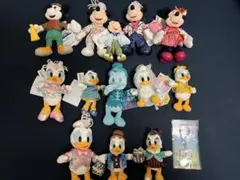 ディズニー　ぬいぐるみバッジ　まとめ売り　おまけチャーム付き