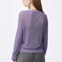 【美品】GU シアーカーディガン 羽織り 2XL