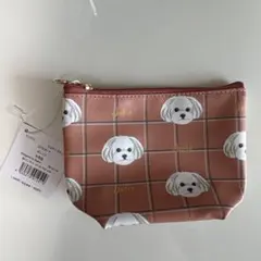 Jolie 犬イラスト ポーチ