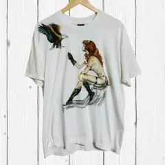90s カナダ製 スクリーンスターズ ヴィンテージTシャツ イーグル エロガールのサムネイル