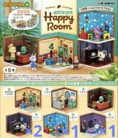 【新品・未開封】どうぶつの森 ハッピールーム フィギュアセット‼️